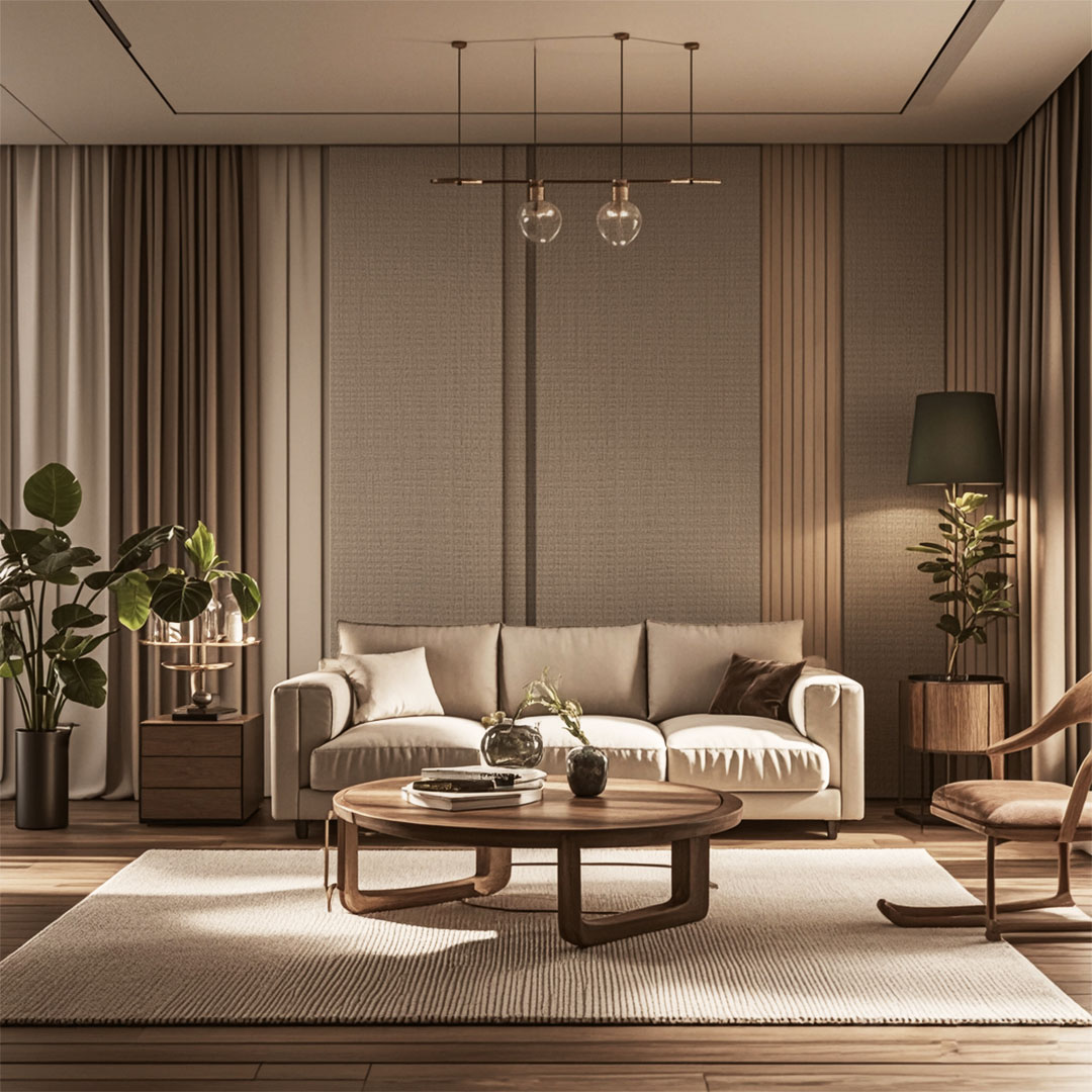 BZ01 Stoftextuurpaneel - Lichte luxe