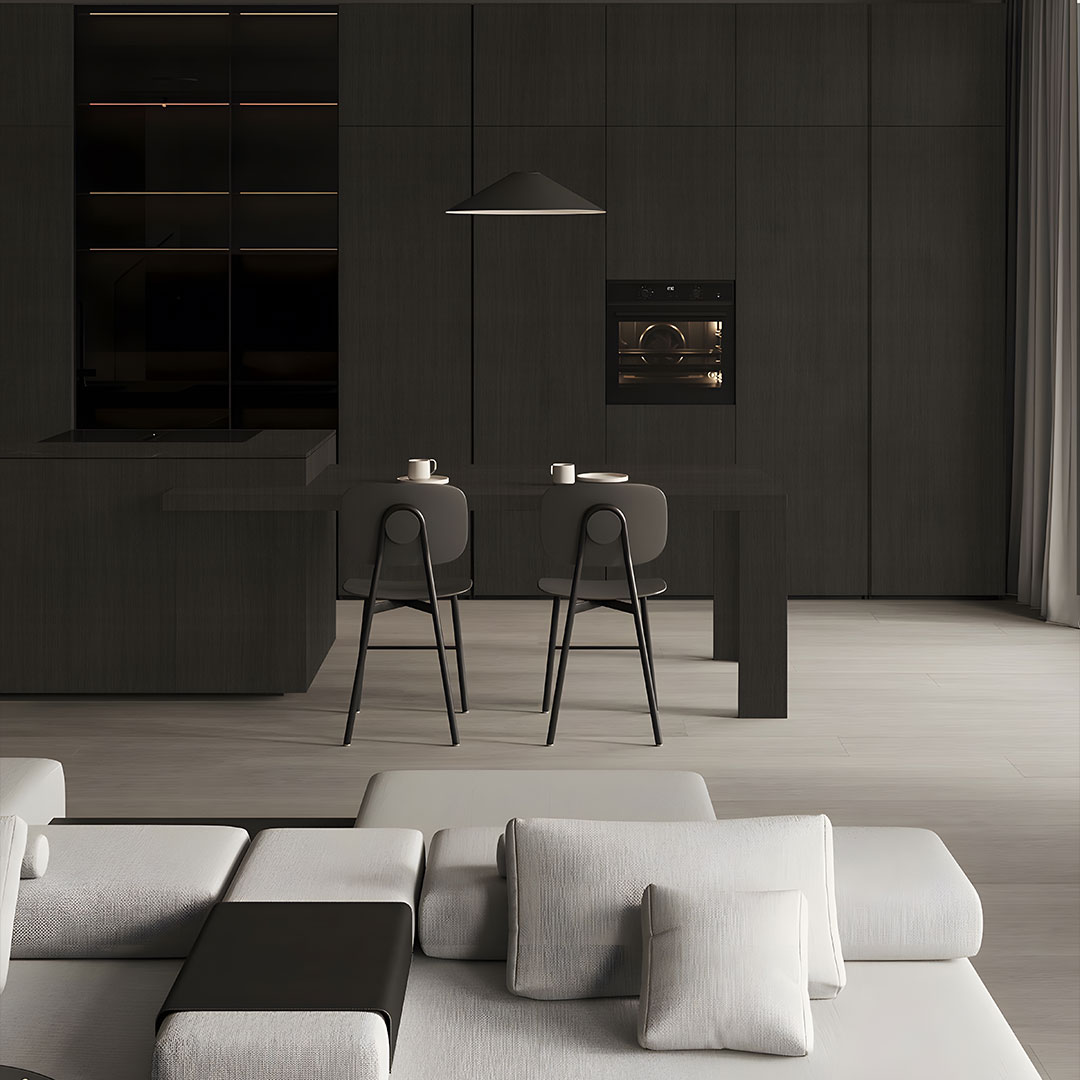 ZZ01 Paneel met gerookte textuur - Lichte luxe