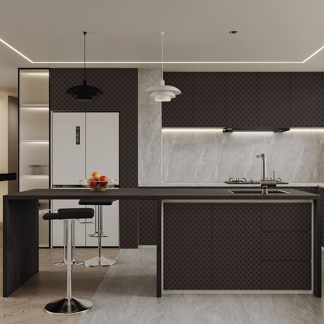 ZS34 Geweven Textuurpaneel - Natuurlijk